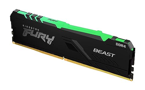 Kingston FURY Beast RGB 8GB 3200MT/s DDR4 CL16 Desktop Memory